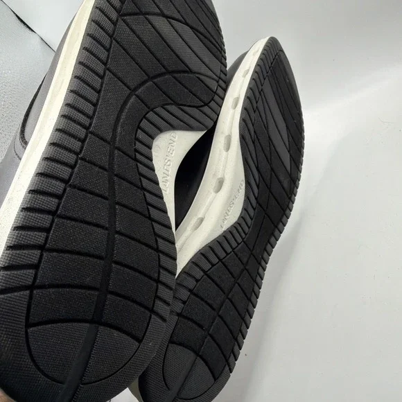 New Men's Lands End Sport Oxford Comfort Shoes  Black /White 10.5. New - Picture 9 of 12